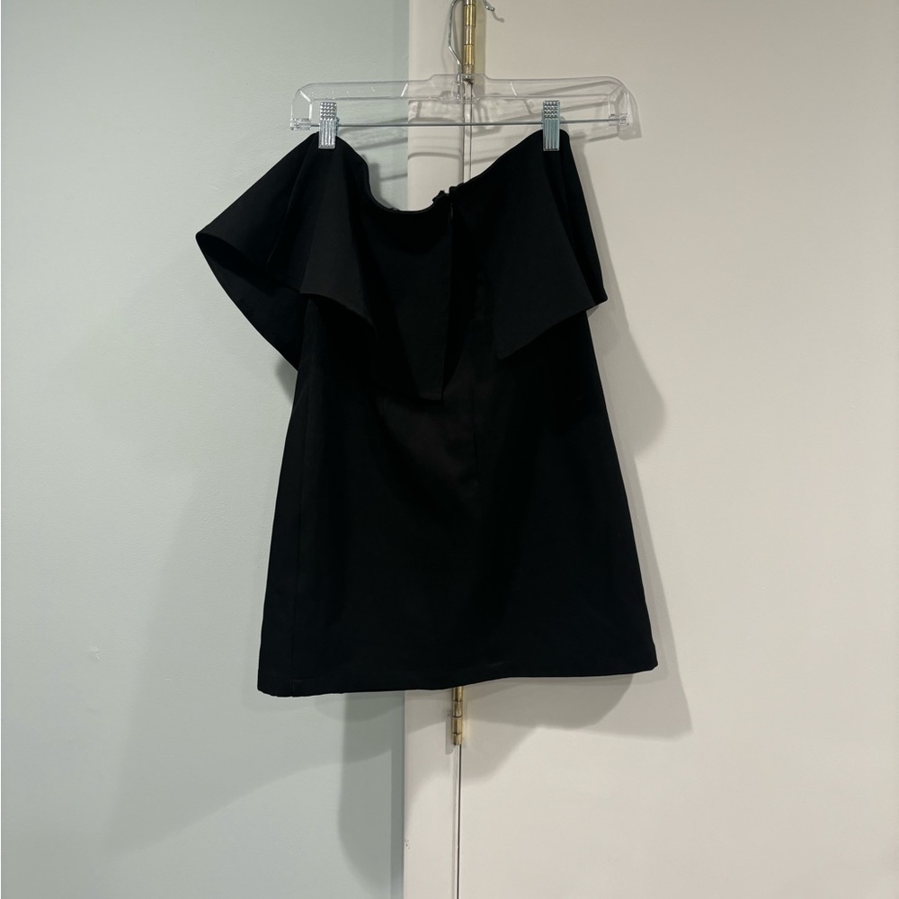 tube top black dress